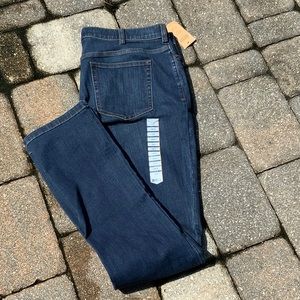 NEW WITH TAGS, DULUTH TRADING COMPANY DULUTH FLEX DAILY DENIM SLIM LEG, SZ 12/33